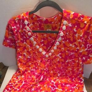 Ruby Rd. Capped Sleeve Women's Medium Top